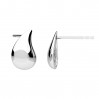 Tropfen Ohrstecker, Silberschmuck, Schmuckteile, KLS OWS-01120 7,1x11 mm