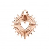 Heart Pendant, Silver Jewelry, CON-1 ODL-01561 18,1x19,2 mm 