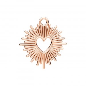 Herz-Anhänger, Silberschmuck, CON-1 ODL-01561 18,1x19,2 mm 