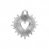 Herz-Anhänger, Silberschmuck, CON-1 ODL-01561 18,1x19,2 mm 
