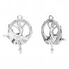 Ballerina-Anhänger, Silberschmuck, CON-1 OWS-01133 16,6x22,3 mm