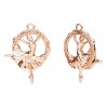 Ballerina-Anhänger, Silberschmuck, CON-1 OWS-01133 16,6x22,3 mm
