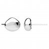 Ohrstecker, Silberschmuck, Schmuckteile, KLS OWS-01130 8,3x10,7 mm
