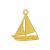 Segelboot, Silberschmuck, LKM-3452 - 0,50 15x16,5 mm