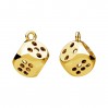 Würfel-Anhänger, Silberschmuck, CON-1 OWS-01176 11,3x14,2 mm