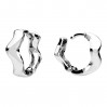 Leverback Earrings, Silver Jewelry, BZO OWS-01123 12,8x14 mm