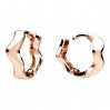 Leverback Earrings, Silver Jewelry, BZO OWS-01123 12,8x14 mm