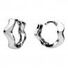 Leverback Earrings, Silver Jewelry, BZO OWS-01123 12,8x14 mm