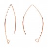 Ear Wires, Earring Findings, BRY 6 0,85x22x42 mm