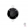 Pendant Base, Setting for Stone, Silver Jewelry, Jewelry Findings, ODL-00979 17,2x25 mm