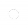 Ohringteile, 19mm, Silberschmuck, BZ 25 0,8x17,4 mm