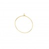 Ohringteile, 19mm, Silberschmuck, BZ 25 0,8x17,4 mm