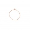 Ohringteile, 19mm, Silberschmuck, BZ 25 0,8x17,4 mm