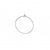 Ohringteile, 19mm, Silberschmuck, BZ 25 0,8x17,4 mm