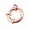 Spring Ring Clasp, Jewelry Findings,  AM 3x8,5 mm