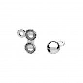 End Caps for Ball Chain, Jewelry Findings,  LP 6 2x6,5 mm