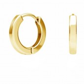 Earrings, Hoop Earrings, Jewelry Findings, BZO 4 ODL-00684 ver.2 11,5x11,5 mm