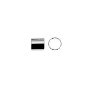 Hopeaputki, korunosat, RURP 5x4 mm Hopeaputki, korunosat, RURP 5x4 mm