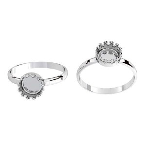 Silberring, Gießharz, Schmuckteile, Silberschmuck, ODL-00681 RING