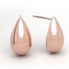 Tropfen Ohrstecker, Silberschmuck, Schmuckteile, SZ 177