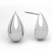 Tropfen Ohrstecker, Silberschmuck, Schmuckteile, SZ 177