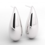 Tropfen Ohrstecker, Silberschmuck, Schmuckteile, SZ 182