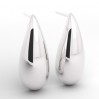 Tropfen Ohrstecker, Silberschmuck, Schmuckteile, SZ 182