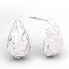 Tropfen Ohrstecker, Silberschmuck, Schmuckteile, KLS - SZ 178
