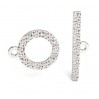 Knebelverschluss, Schmuckteile, Silberschmuck, ZAM 13 