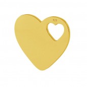 Heart Pendant, Silver Jewelry, Jewellery FindingsLKM-2014 - 08