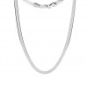 Snake Chain, Flat, 50cm, Silver Chain, MAG 035