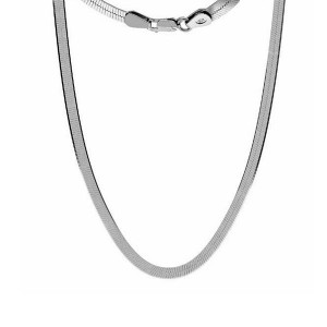 Snake Chain, Flat, 50cm, Silver Chain, MAG 035