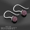 DISCOBALL 1 HOLE AMETHYST 8 MM