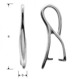 Pendant Bail, Jewelry Findings, KRP 52 Pendant Bail, Jewelry Findings, KRP 52