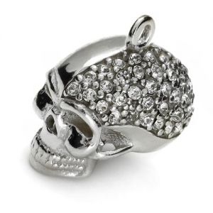 Sch&auml;del mit Kristallen Anh&auml;nger S-CHARM 104 ver.2