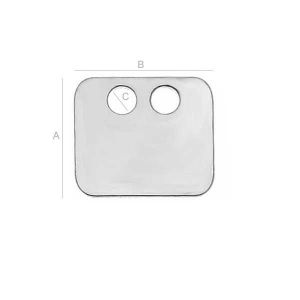 Rectangle Pendant, Jewelry Findings, LK-0020 Rectangle Pendant, Jewelry Findings, LK-0020