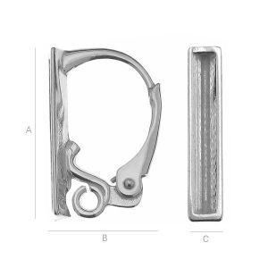 Lever Back Earrings, Earring Findings, BA 35