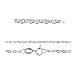 Ankkuriketju, hopeaketjut, A2 35 (38-70 cm)