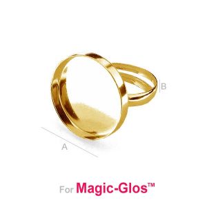 Sormus, hartsi, hopeasormus,  FMG 18 MM RING UNIVERSAL