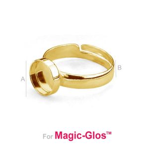 Ring, Resin, Jewelry Findings, U-RING FMG-R - 2,80 8 mm Ring, Resin, Jewelry Findings, U-RING FMG-R - 2,80 8 mm