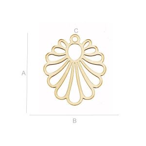 Flower Pendant, Silver 925, LK-0302 Flower Pendant, Silver 925, LK-0302