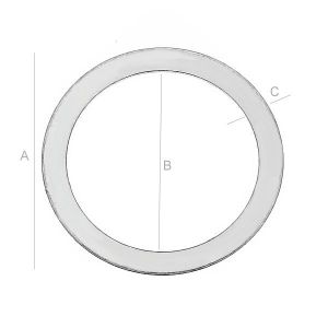 Kreis, Ring, Schmuckteile, 15,90mm,  LK-0310