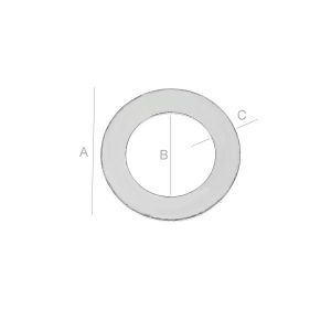 Hopea ympyrä, korunosat, 9,20mm,  LK-0310