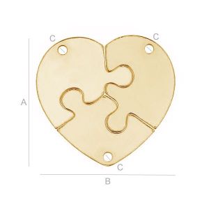 Heart Pendant, LK-0324 (0,50 mm) Heart Pendant, LK-0324 (0,50 mm)