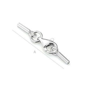 End Caps with Clasp Set, TWP 1,5 SET CHP