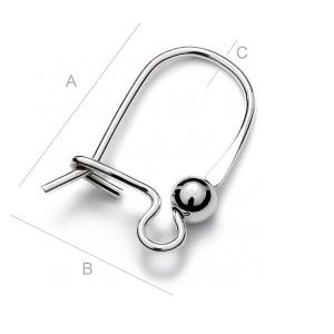 Ear Wire, Ear Hooks, Jewelry Findings, BZ 11