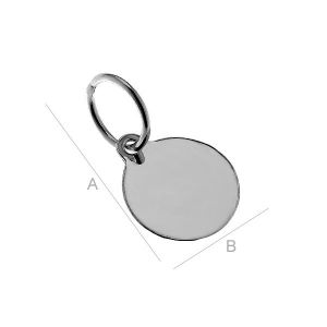 Pendant with Jump Ring, Soldered, Silver Jewelry, BL 5 - 0,40 mm Pendant with Jump Ring, Soldered, Silver Jewelry, BL 5 - 0,40 mm