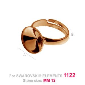 Ring für Swarovski Rivoli 1122,  OKSV 1122 12MM S-RING UNIVERSAL ver.3