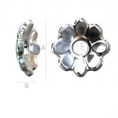 ODL-00023 - Silver flower spacer