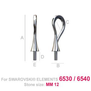 Pendant Bail, Swarovski Pearls 6530/6540, ODL-00025 (6530 / 6540) Pendant Bail, Swarovski Pearls 6530/6540, ODL-00025 (6530 / 6540)